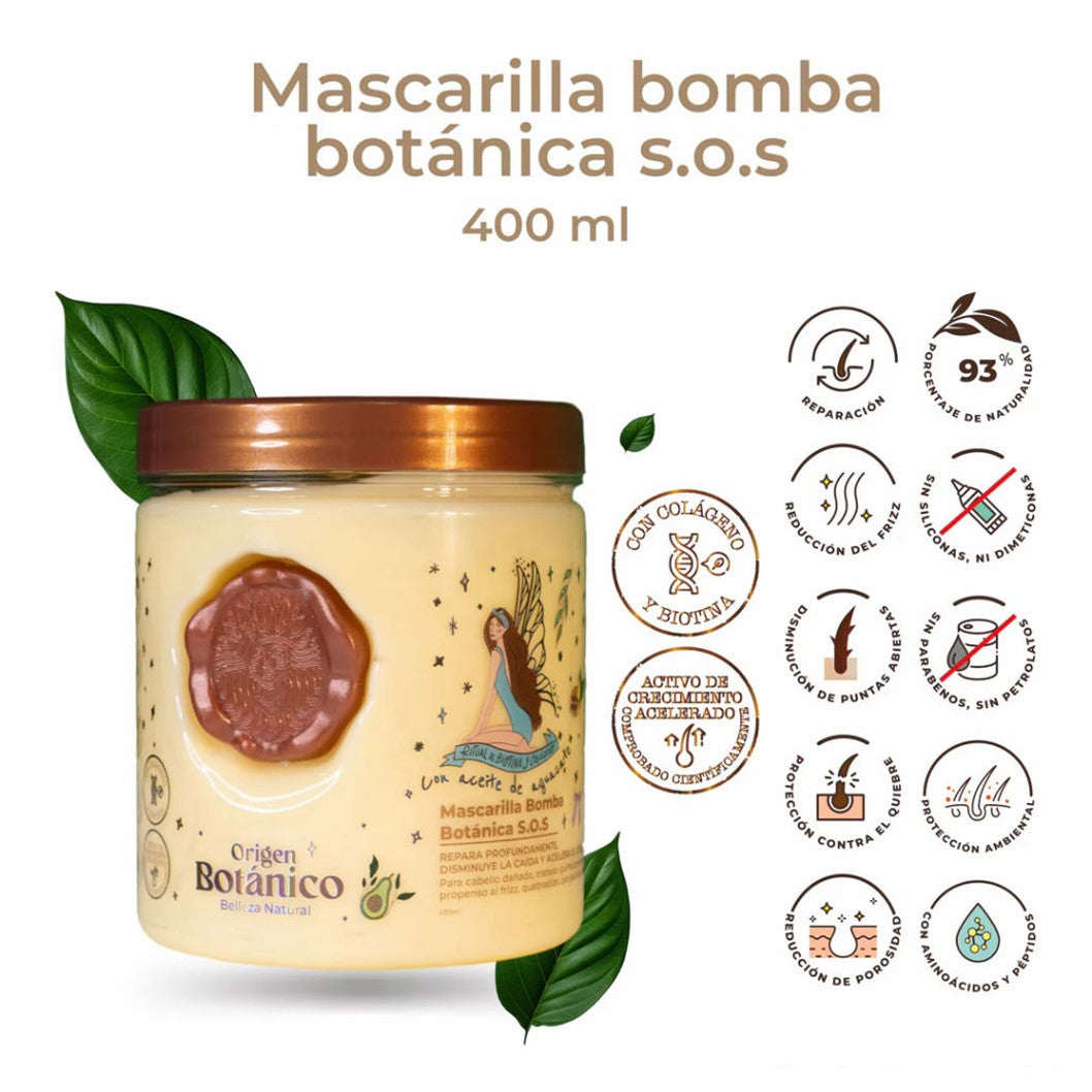 Mascarilla Bomba Botánica SOS Ritual Botánico