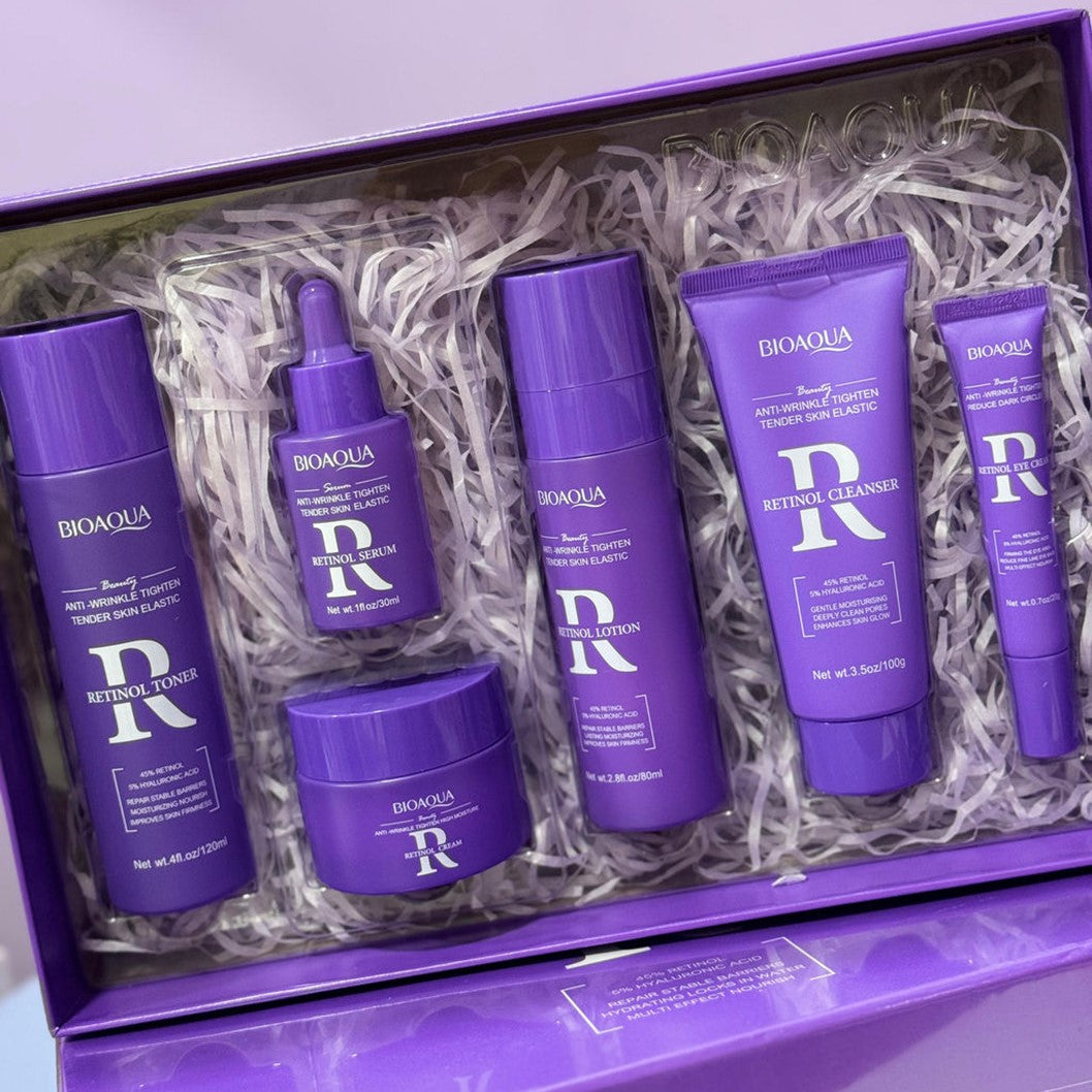 Kit Caja De Lujo Retinol Bioaqua X6