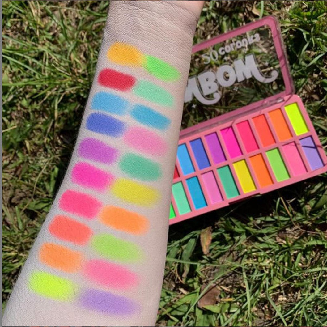Paleta De Sombras Rainbow Trendy