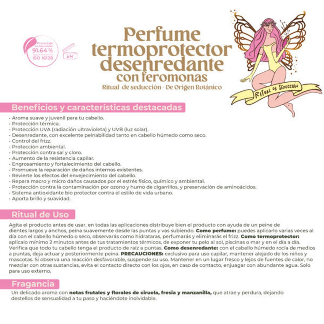Perfume Termo protector Desenredante Ritual botánico