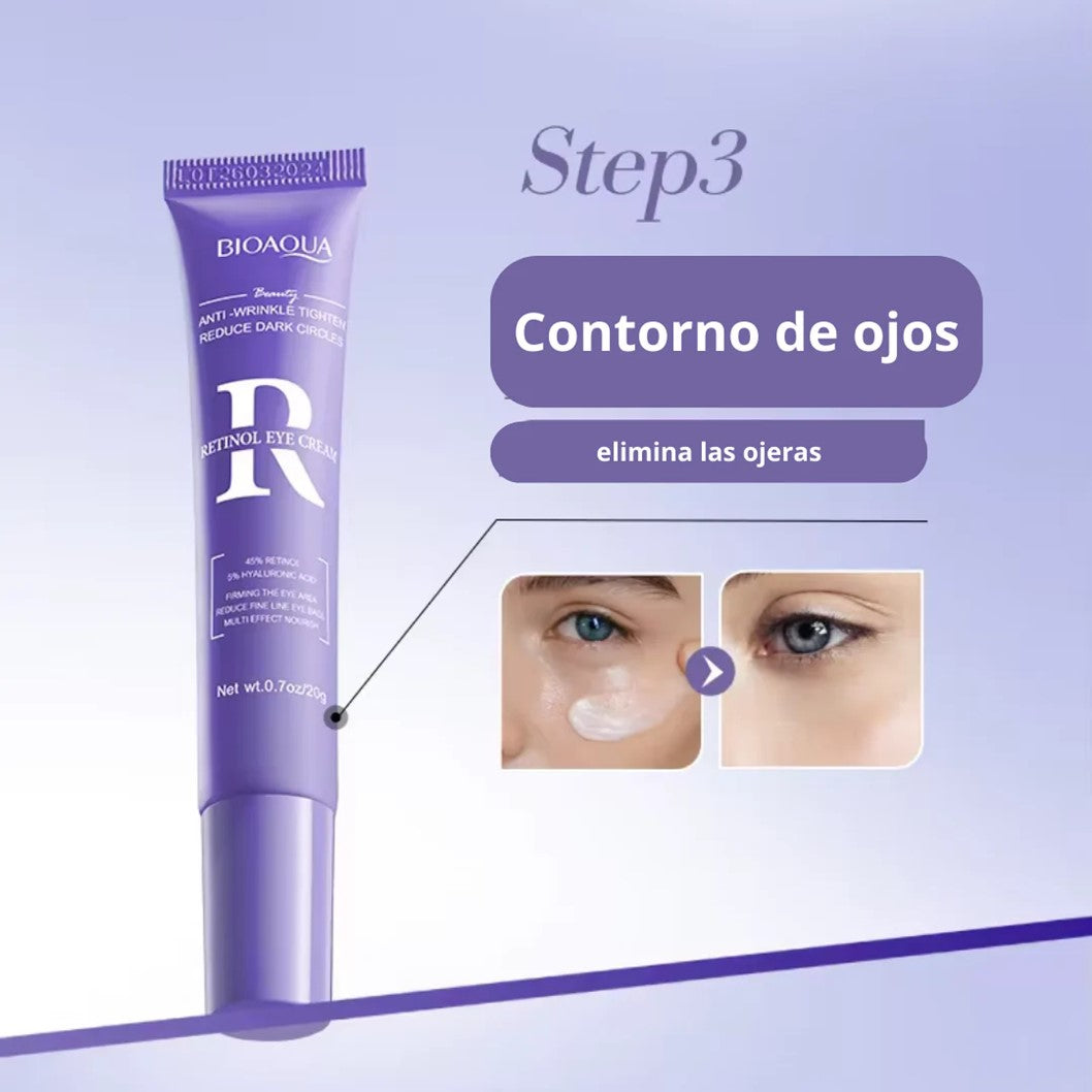 Kit Caja De Lujo Retinol Bioaqua X6